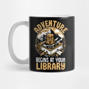 Summer Reading Program 2024 Adventure Begins At Your Library Mug